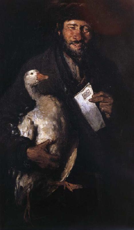 Nicolae Grigorescu Jew with a Goose Sweden oil painting art